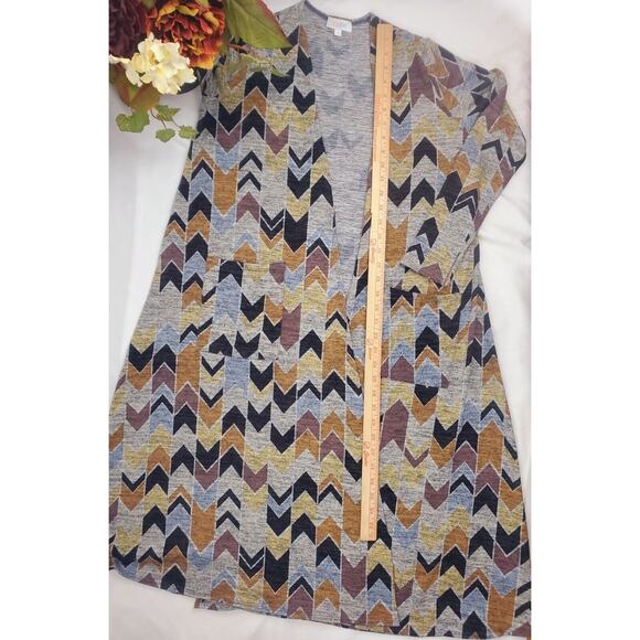 NWoT LulaRoe Sarah S Cardigan Duster Long Sweater Open Front Pockets Womens Size - Picture 5 of 7